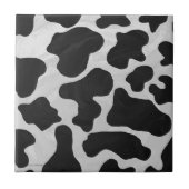 Carreau Copie noire et blanche de vache (Devant)