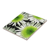 Carreau Copie renversante de dahlia de vert de chaux (Côté)