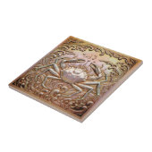 Carreau Copper Metallic Iridescent Crab D1223 (Côté)