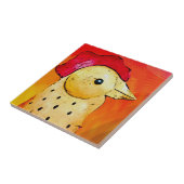 Carreau Coq Abstrait 3 (Côté)