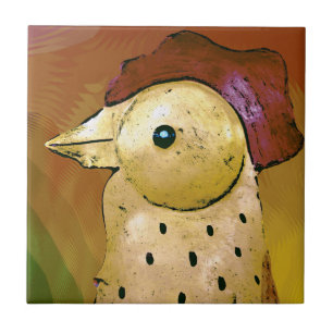 Carreau Coq Abstrait 5