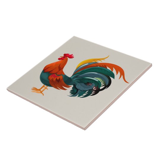 Carreau Coq Animé (Côté)