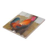 Carreau coq chantant (Côté)