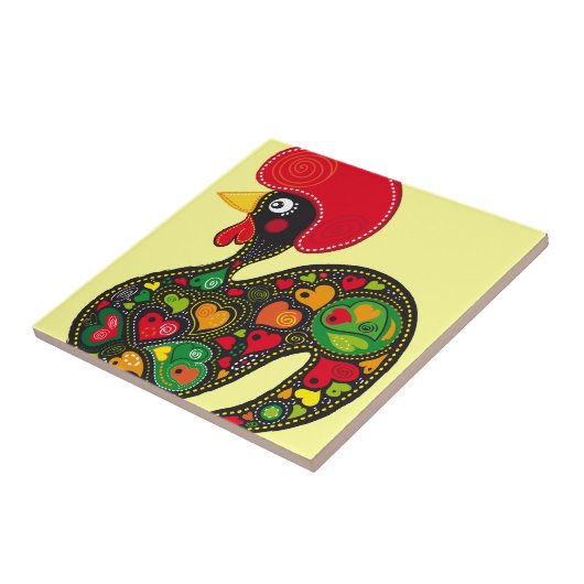 Carreau Coq de Barcelos nr02 - Galo de Barcelos (Côté)