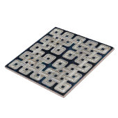 Carreau Coquille d'ormeau céleste et perle (Côté)