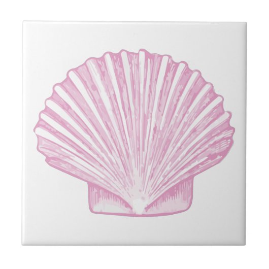 Carreau Coquille Saint-Jacques Rose Côtière (Devant)