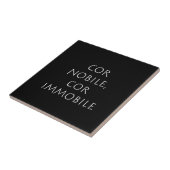 Carreau Cor nobile cor immobile (Côté)