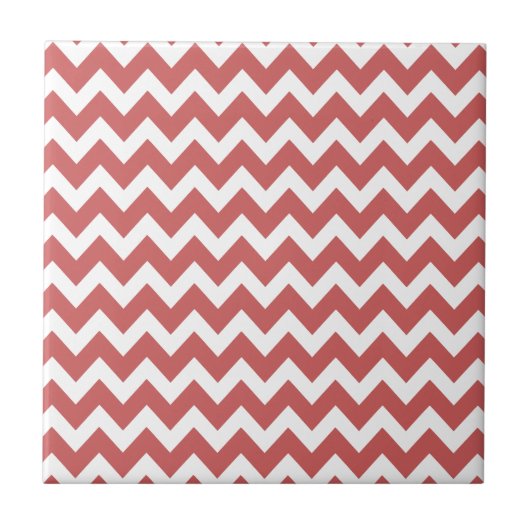 Carreau Coral Zigzag Chevron Stripes (Devant)