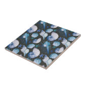 Carreau Coraux avec Motif de coquillages (Côté)