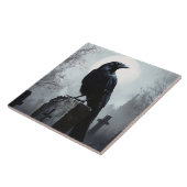 Carreau Corbeau dans le cimetière gothique (Côté)