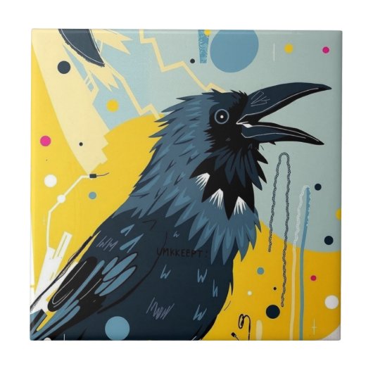 Carreau Corbeau (miroir A) (Devant)