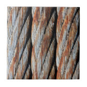 Carreau Corde métallique rustique industrielle (Devant)