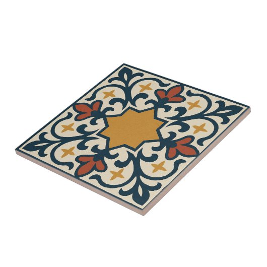 Carreau Cordoba Star – Classic Moorish Tile Design (Côté)