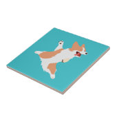 Carreau Corgi joueur (Côté)
