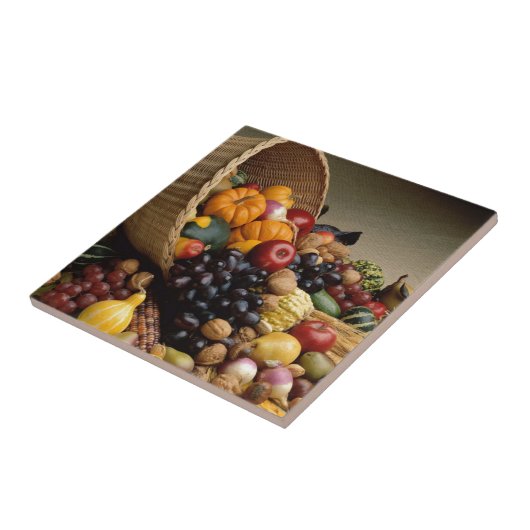 Carreau Cornucopia, Corne de l'abondance (Côté)