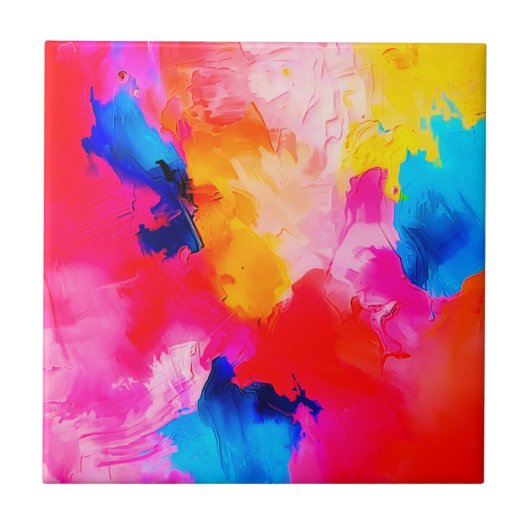 Carreau correctifs artistiques colorés (Devant)