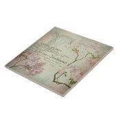 Carreau Corset minable de fleurs de manuscrit français (Côté)