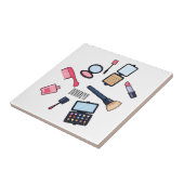 Carreau Cosmétique / maquillage illustration (Côté)