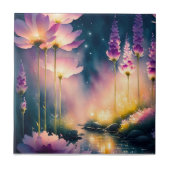 Carreau Cosmos fleuris Art Work (Devant)