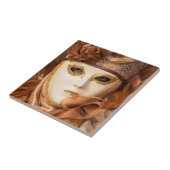 Carreau Costume de carnaval orange, Venise (Côté)