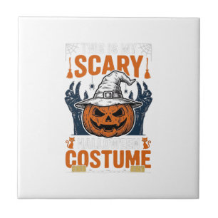 Carreau Costume d'Halloween effrayant Chapeau de sorcière