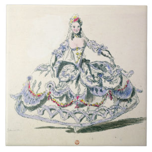 Carreau Costume d'opéra, de la collection de Plaisirs de