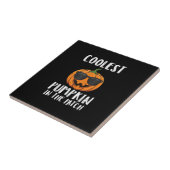 Carreau Costume Patch Citrouille Le Plus Cool Halloween Ho (Côté)