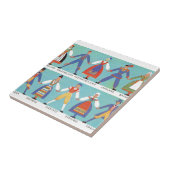 Carreau Costumes régionaux suédois vintages (Côté)