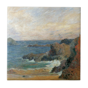 Carreau Côte rocheuse par Paul Gauguin, Impressionnisme Vi