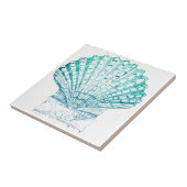 Carreau coteau turquoise couleur bleu mermaid (Côté)