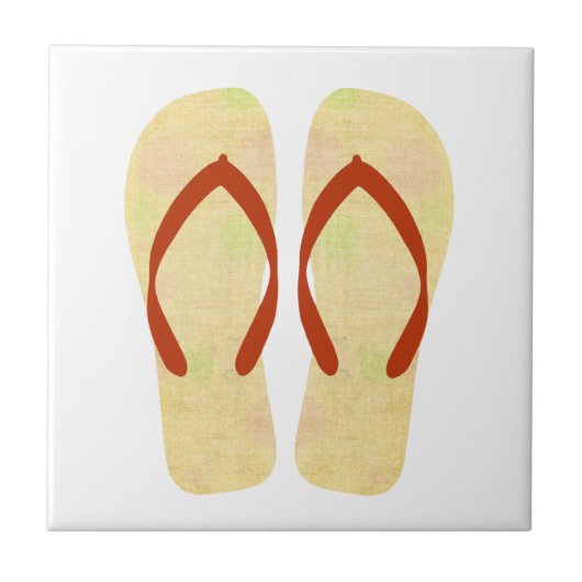 Carreau Côtes Vivantes Tongs Jaunes (Devant)