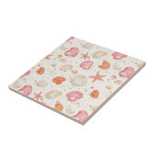 Carreau Côtière rustique - Coquillages, Starfish, Reef (28 (Côté)