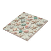 Carreau Côtière rustique - Coquillages, Starfish, Reef (33 (Côté)
