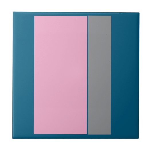 Carreau Coton rose Turquoise (Devant)