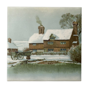 Carreau Cottage de campagne Tudor vintage