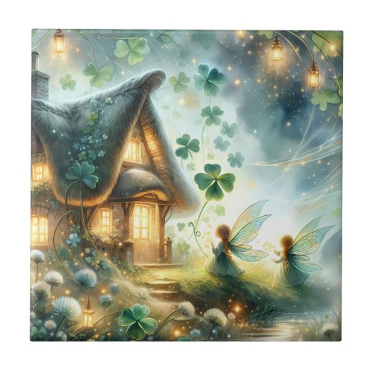 Carreau Cottage de Fée du Trèfle Lumineux (Devant)