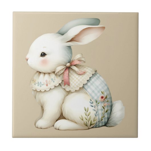 Carreau Cottagecore Bunny Charm (Devant)