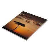Carreau Coucher de soleil à Masai Mara (Côté)