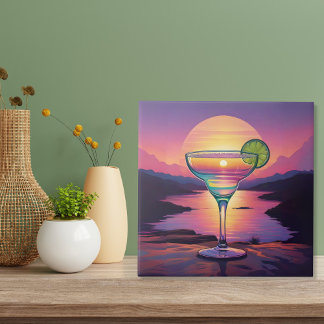Carreau Coucher de soleil coloré Margarita