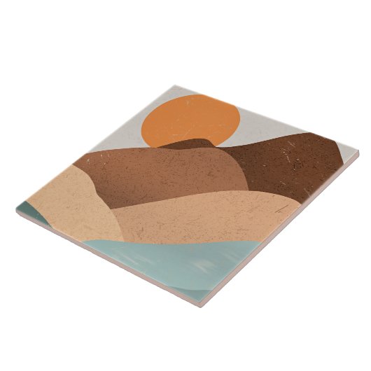 Carreau Coucher de soleil de Boho Art (Côté)