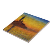 Carreau Coucher de soleil de Monet Venise Impressionnisme (Côté)
