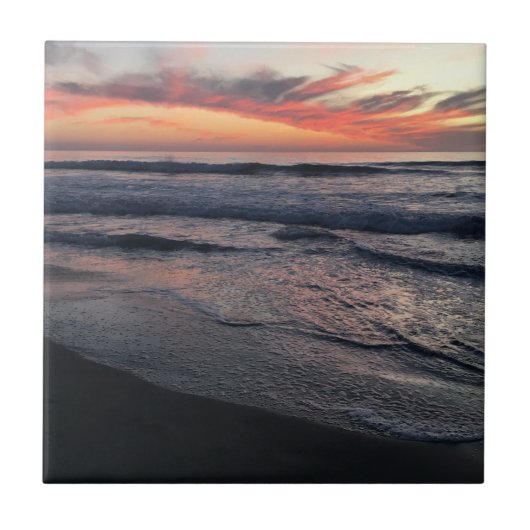 Carreau Coucher de soleil de San Diego (Devant)