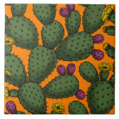 Carreau coucher de soleil du désert (Devant)