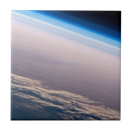 Carreau Coucher De Soleil Orbital Au Large De La Côte De C (Devant)