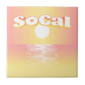 Carreau Coucher de soleil SoCal (Devant)