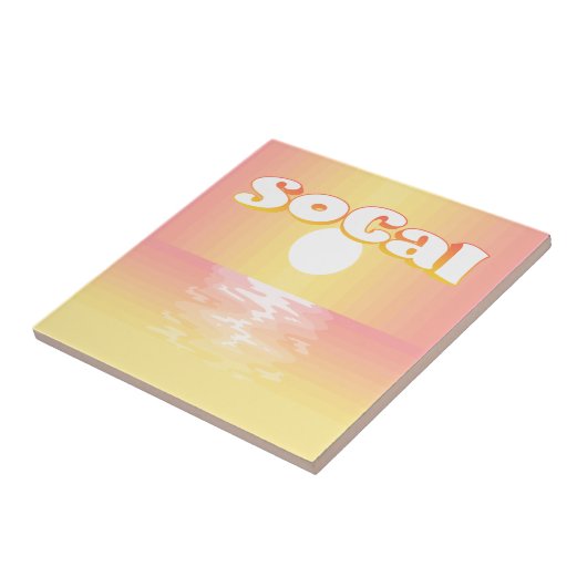 Carreau Coucher de soleil SoCal (Côté)