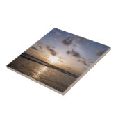 Carreau Coucher de soleil sur la mer arabe (Côté)