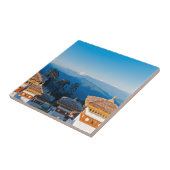 Carreau Coucher de soleil sur le col de Dochula - Bhoutan, (Côté)