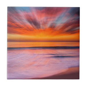Carreau Coucher de soleil Tamarack Beach Carlsbad, CA