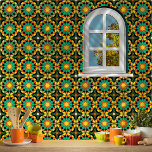 Carreau Coucher de soleil tropical Motif de mosaïque maroc<br><div class="desc">Un carrelage marocain aux couleurs Tropical Sunset pour vous rappeler les ambiances romantiques d'un coucher de soleil.</div>